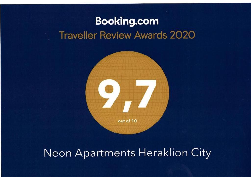 Neon Apartment, Modern, High Quality, Central Apt, Heraklion City מראה חיצוני תמונה