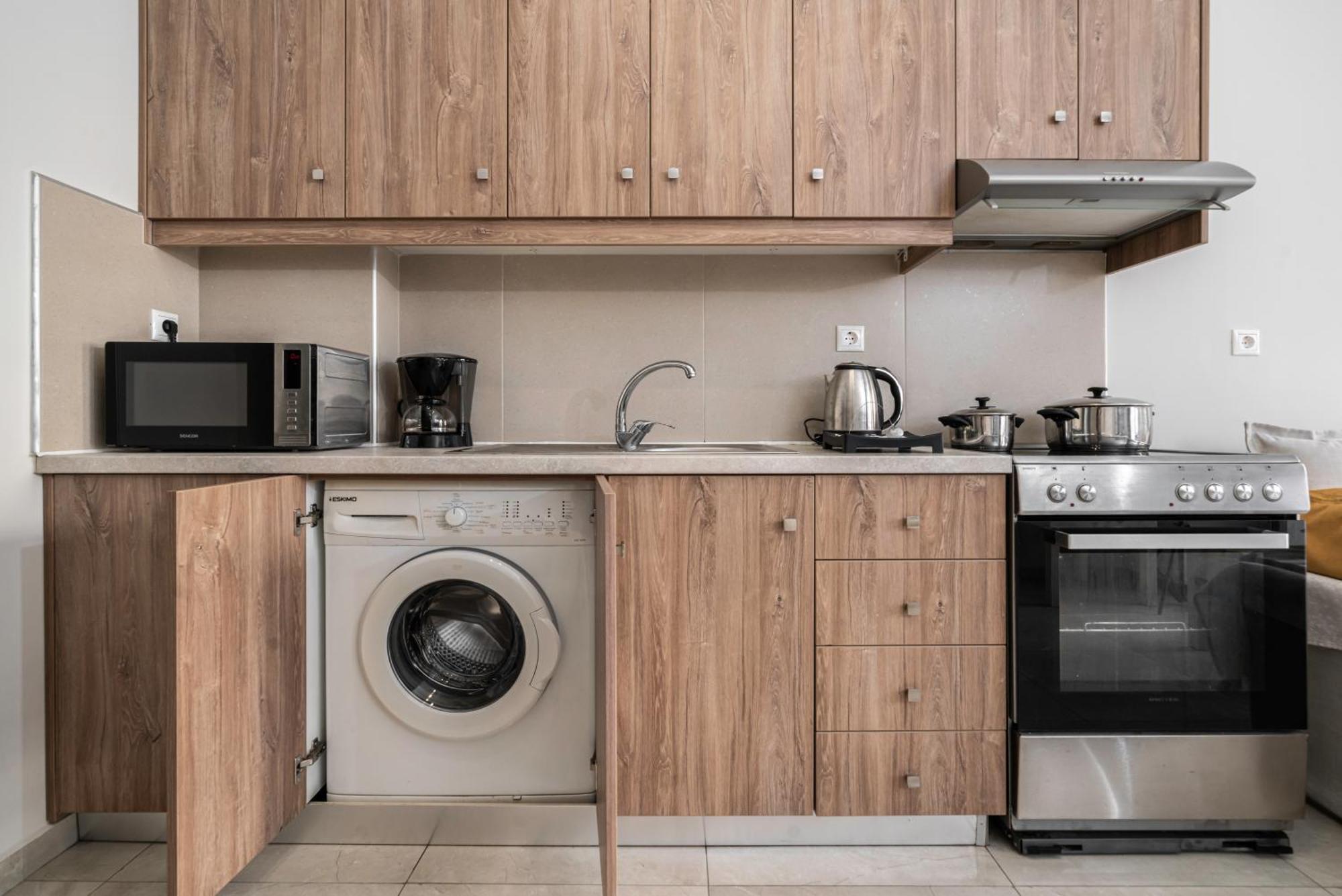 Neon Apartment, Modern, High Quality, Central Apt, Heraklion City מראה חיצוני תמונה