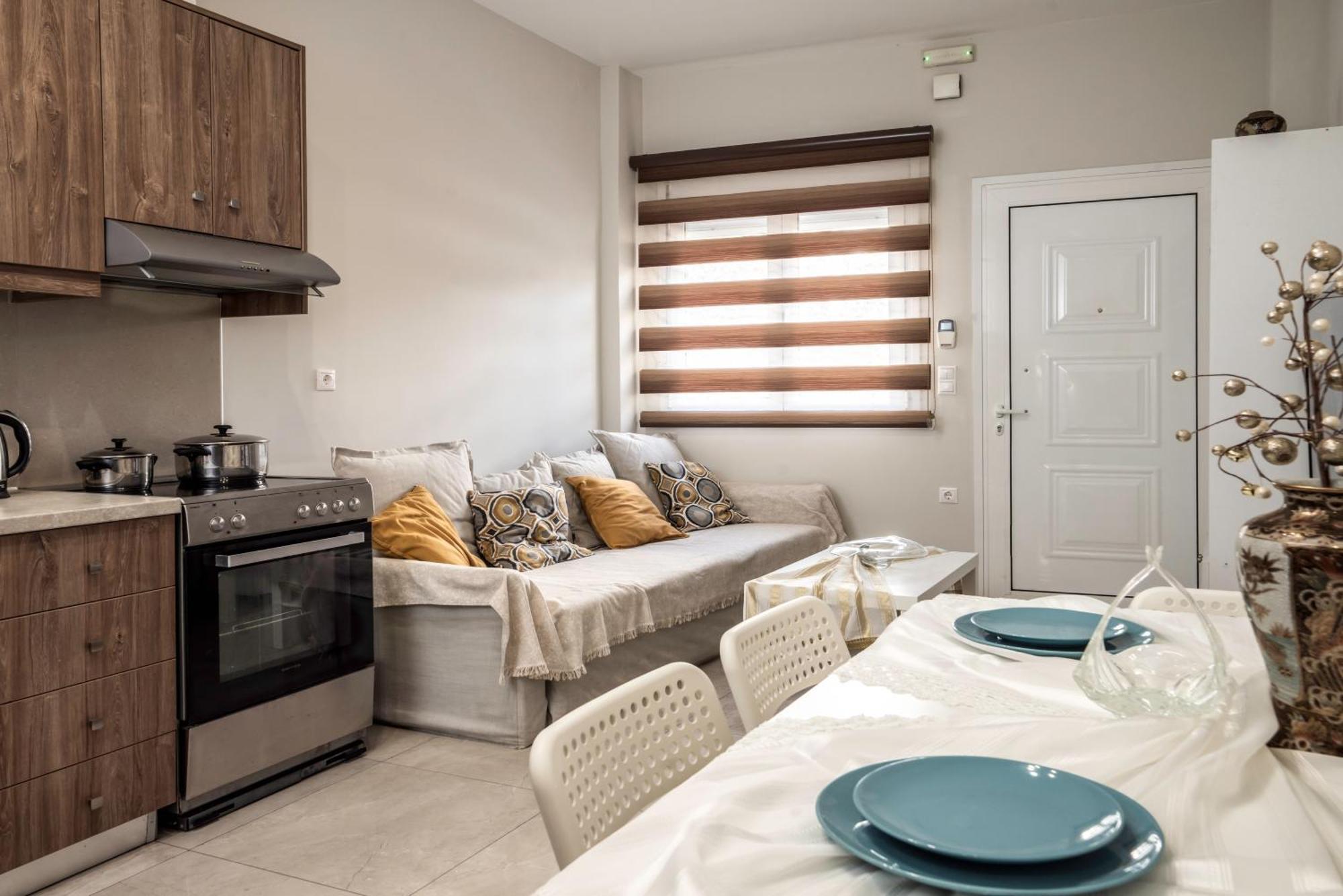 Neon Apartment, Modern, High Quality, Central Apt, Heraklion City מראה חיצוני תמונה